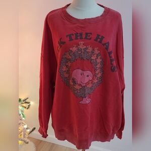 Snoopy Deck the Halls sweatshirt